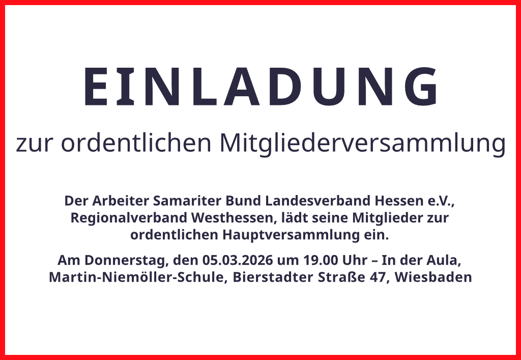 Mitgliederversammlung 2026